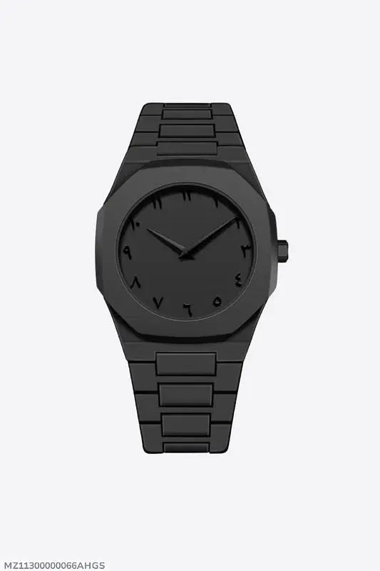 Black Arabic Aura Men’s Watch